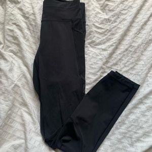 Black Mesh Lululemon Leggings
